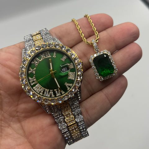 Reloj ice + Jolly verde