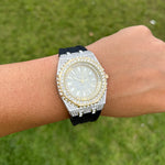 Reloj 2 Tono Correa en Negra