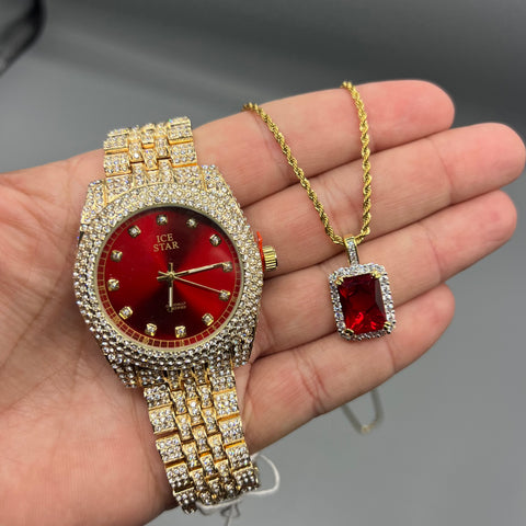 Reloj Ice Star y Jolly Rojo