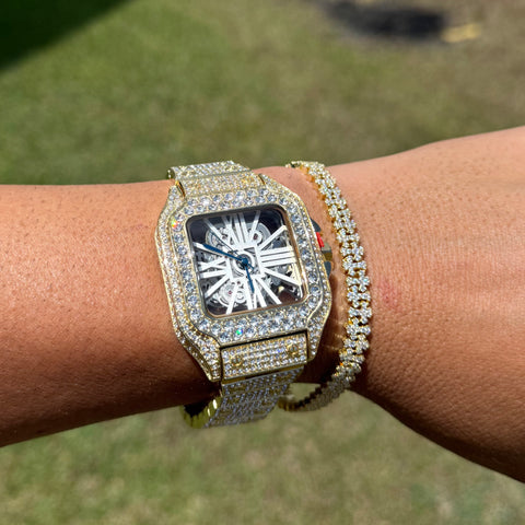 Reloj Skeleton + Pulsera