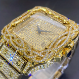 Reloj cuadrado Gold