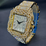 Reloj cuadrado Gold