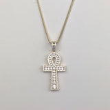 Wide Cross Pendant and Chain